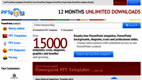 What Pptgeeks.com website looked like in 2016 (7 years ago)