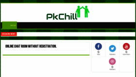 What Pkchill.com website looked like in 2016 (7 years ago)
