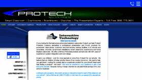 What Protechprojection.com website looked like in 2016 (7 years ago)