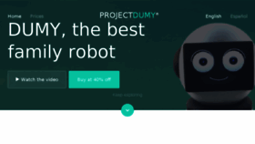 What Projectdumy.com website looked like in 2016 (7 years ago)