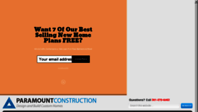 What Paramountconstruction.net website looked like in 2016 (7 years ago)