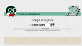 What Prenotazioni.cafcisl.it website looked like in 2016 (7 years ago)
