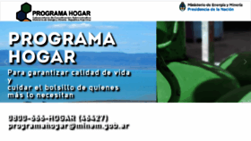 What Programahogar.gob.ar website looked like in 2016 (7 years ago)