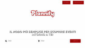 What Plannify.com website looked like in 2016 (7 years ago)
