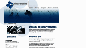 What Primarysolutions.ca website looked like in 2016 (7 years ago)