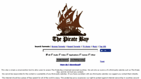 What Pirateunblocker.com website looked like in 2016 (7 years ago)
