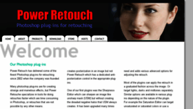 What Powerretouche.com website looked like in 2016 (7 years ago)