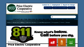 What Price-electric.com website looked like in 2016 (7 years ago)