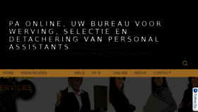 What Paonline.nl website looked like in 2016 (7 years ago)