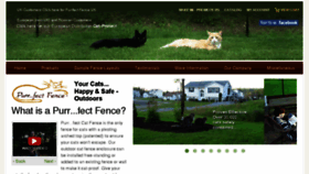 What Purrfectfence.com website looked like in 2016 (7 years ago)