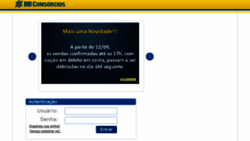What Parceirosbbconsorcios.com.br website looked like in 2016 (7 years ago)