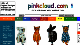 What Pinkcloud.com website looked like in 2016 (7 years ago)