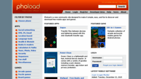 What Phoload.com website looked like in 2016 (7 years ago)