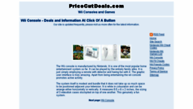 What Pricecutdeals.com website looked like in 2016 (7 years ago)