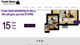 What Purplestores.in website looked like in 2016 (7 years ago)
