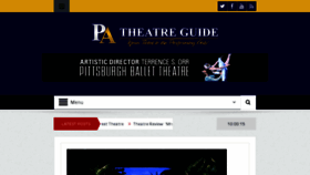 What Patheatreguide.com website looked like in 2016 (7 years ago)