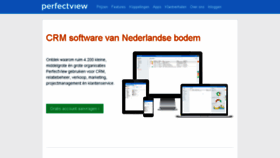 What Perfectview.nl website looked like in 2016 (7 years ago)