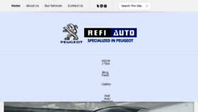 What Peugeot-refiauto.com website looked like in 2016 (7 years ago)