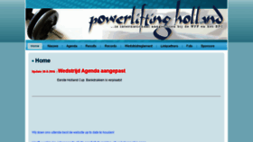 What Powerliftingholland.nl website looked like in 2016 (7 years ago)