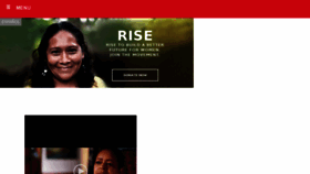 What Promujer.org website looked like in 2016 (9 years ago)