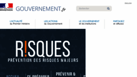 What Pandemie-grippale.gouv.fr website looked like in 2016 (7 years ago)