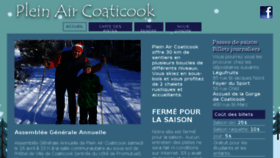 What Pleinaircoaticook.ca website looked like in 2016 (7 years ago)