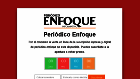What Periodicoenfoque.com website looked like in 2016 (7 years ago)