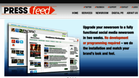 What Press-feed.com website looked like in 2016 (7 years ago)