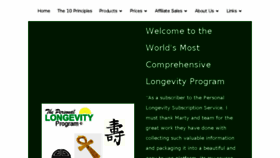 What Personal-longevity.com website looked like in 2016 (7 years ago)