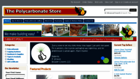 What Polycarbonatestore.com website looked like in 2016 (7 years ago)