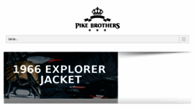 What Pikebrothers.net website looked like in 2016 (7 years ago)