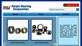 What Palibearings.com website looked like in 2016 (7 years ago)