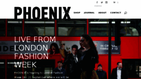 What Phoenixmag.co.uk website looked like in 2016 (7 years ago)