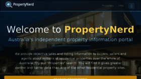 What Propertynerd.com.au website looked like in 2016 (7 years ago)