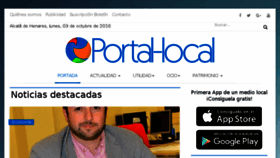 What Portal-local.com website looked like in 2016 (7 years ago)