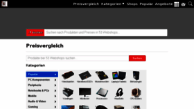 What Preisvergleich.tweakpc.de website looked like in 2016 (7 years ago)