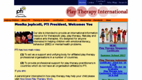 What Playtherapy.org website looked like in 2016 (7 years ago)