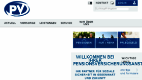What Pensionsversicherung.at website looked like in 2016 (7 years ago)