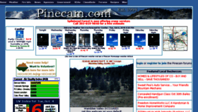 What Pinecam.com website looked like in 2016 (7 years ago)