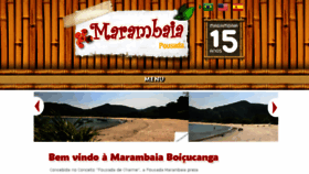 What Pousadamarambaia.com.br website looked like in 2016 (7 years ago)