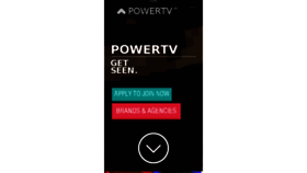 What Powertv.net website looked like in 2016 (7 years ago)