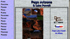 What Page-lakepowell.com website looked like in 2016 (8 years ago)
