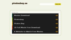 What Piratesbay.se website looked like in 2016 (7 years ago)