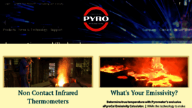 What Pyrometer.com website looked like in 2016 (7 years ago)