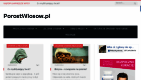 What Porostwlosow.pl website looked like in 2016 (7 years ago)
