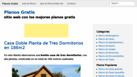 What Planosgratis.net website looked like in 2016 (7 years ago)