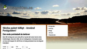 What Postguiden.se website looked like in 2016 (7 years ago)