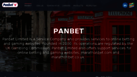 What Panbet.com website looked like in 2016 (7 years ago)