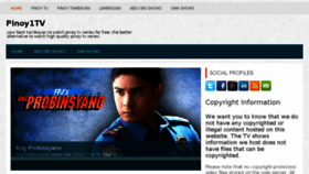 What Pinoy1tv.su website looked like in 2016 (7 years ago)