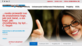 What Podyplomowe.edu.pl website looked like in 2016 (7 years ago)